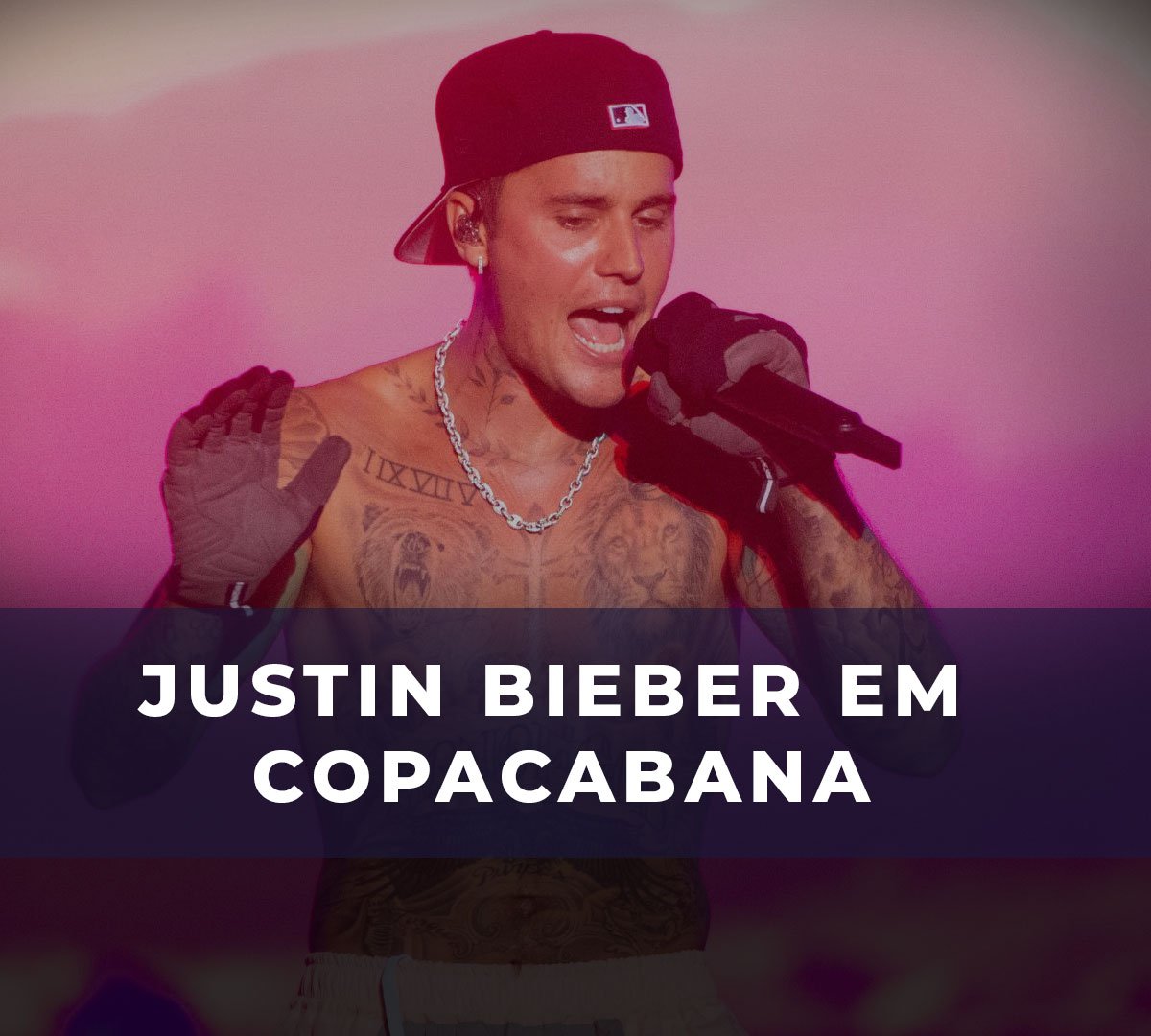 Justin Bieber em Copacabana